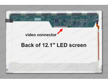 Светодиодная LED LCD матрица (экран) ЖК-панель для ноутбука 30 pin 12.1 LTN121AT07 27R2450 27R2451 Lenovo X200 Tablet T200  глянцевая - 31000 ТЕНГЕ